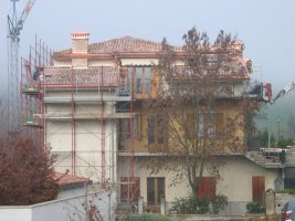 Nuova copertura edificio residenziale